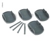 Plates Pro опорные пластины 4шт. Грузоподъемность 650 кг / шт серый