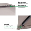 Шатер-беседка Green Glade 1068 3х4х2,6 м полиэстер