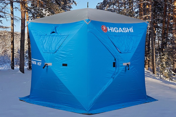 Палатка для рыбалки 6-местная HIGASHI PENTA HOT DC, зимняя, трехслойная, -45