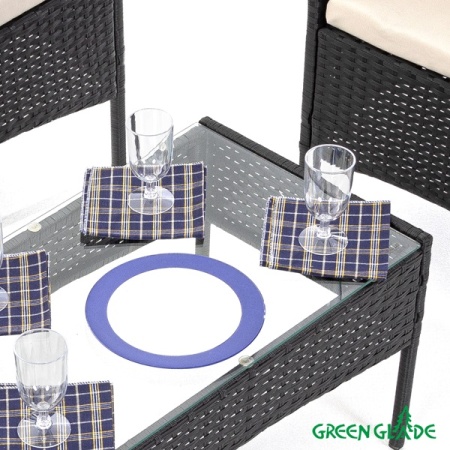 Комплект садовой мебели Green Glade 71303 (4 предмета) прозрачная столешница