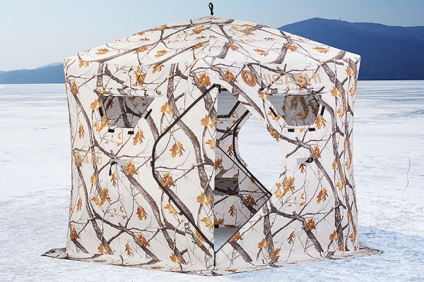 Палатка для рыбалки 6-местная HIGASHI WINTER CAMO PENTA PRO, зимняя, трехслойная, -35
