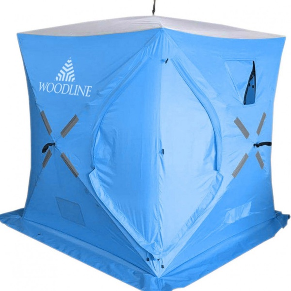 Зимняя палатка куб Woodland/Woodline Ice Fish 4 (синий)