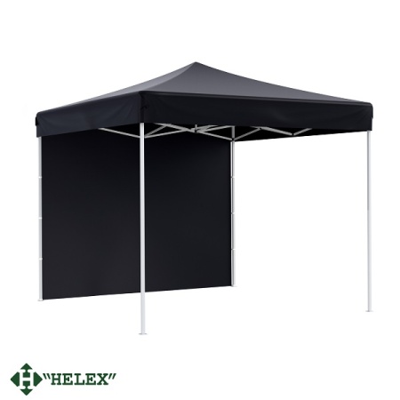 Тент-шатер быстросборный Helex 24332 3x3х3м полиэстер чёрный