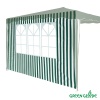 Стенка для садового тента Green Glade 1,95х2,95м полиэстер с окном зеленая