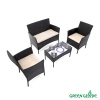 Комплект садовой мебели Green Glade 71303 (4 предмета) прозрачная столешница