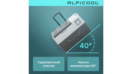 Компрессорный автохолодильник Alpicool CX40 (12/24V)