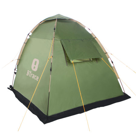 Палатка BTrace Home 4 быстросборная (Зеленый)