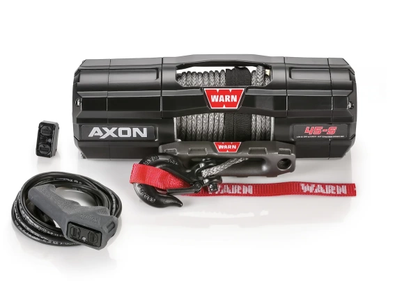 Лебедка WARN AXON 45-S (4.500 фунтов, синтетический трос)
