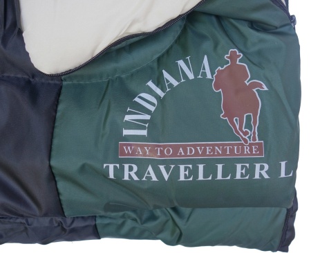 Спальный мешок INDIANA Traveller R-zip от -6 °C (одеяло с подголовником 230+35X90 см)