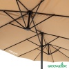 Зонт садовый Green Glade 4333 светло-коричневый с крестовиной