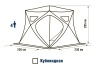 Палатка для рыбалки 4-местная HIGASHI Pyramid Extreme, зимняя, -50