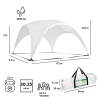 Тент садовый Green Glade 1260 4,5х4,5х2,65/2м полиэстер