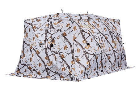 Палатка для рыбалки 6-местная HIGASHI DOUBLE WINTER CAMO PYRAMID, зимняя, -25