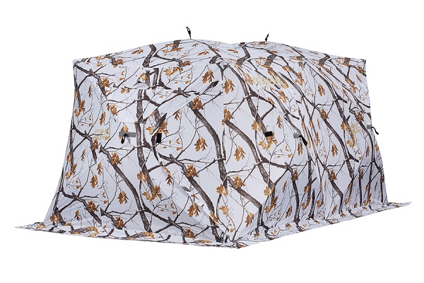 Палатка для рыбалки 6-местная HIGASHI DOUBLE WINTER CAMO PYRAMID, зимняя, -25