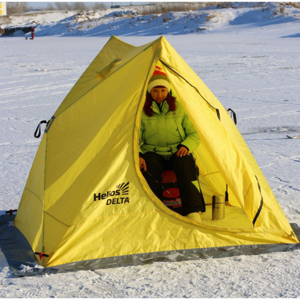 Зимняя палатка автомат Helios Delta двускатная (HS-ISD-Y)