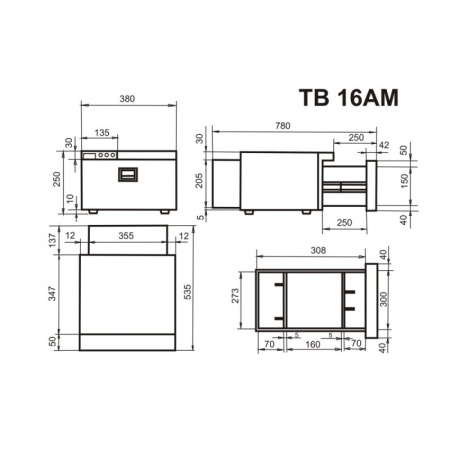 Компрессоный автохолодильник Indel B TB16AM