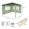 Тент садовый Green Glade 1023 3х3х2,5 полиэстер