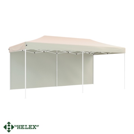 Тент-шатер быстросборный Helex 24362 6х3x3м полиэстер бежевый