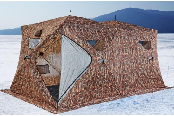 Зимняя палатка HIGASHI Double Camo Pyramid