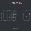 Компрессорный автохолодильник Meyvel AF-G25 (12/24V)