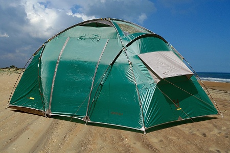 Летняя каркасная палатка на 4 места TauMANN Montana 4 (Higashi)