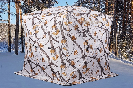 Палатка для рыбалки 6-местная HIGASHI WINTER CAMO PENTA HOT, зимняя, трехслойная, -45