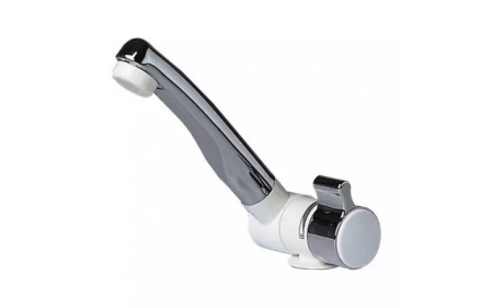 Смеситель Comet London хром/белый