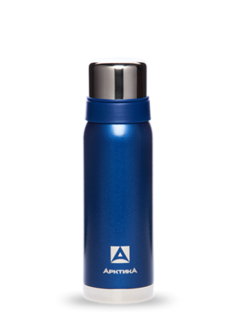 Термос Арктика (0,75 литра) с узким горлом американский дизайн, синий
