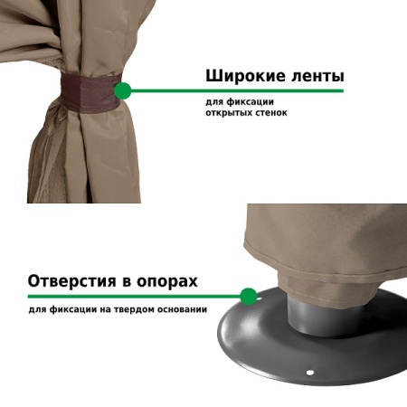 Тент садовый Green Glade 1151 3х6х2,65 м полиэстер