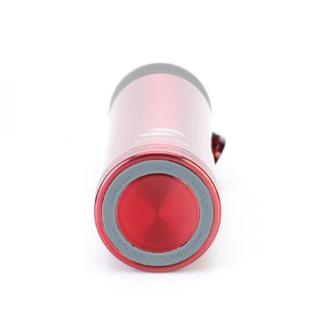 Термос Stinger (0,42 литра) с ситечком, красный