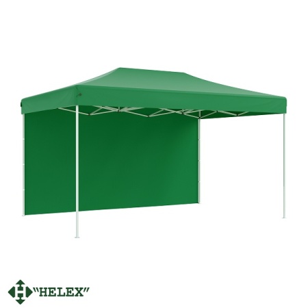 Тент-шатер быстросборный Helex 24336 4,5х3x3м полиэстер зеленый