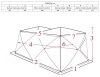 Палатка для рыбалки 6-местная HIGASHI Double Pyramid Extreme, зимняя, трехслойная, -50 Палатка для рыбалки 6-местная HIGASHI Double Pyramid Extreme, зимняя, трехслойная, -50