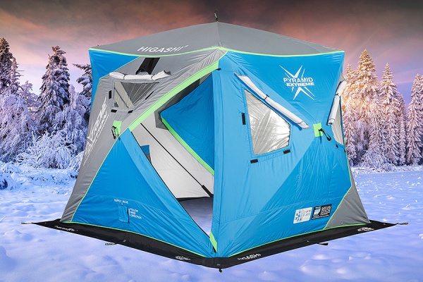 Палатка для рыбалки 4-местная HIGASHI Pyramid Extreme, зимняя, -50