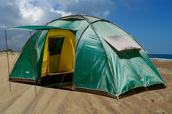 Летняя каркасная палатка на 6 мест TauMANN Montana 6 (Higashi)