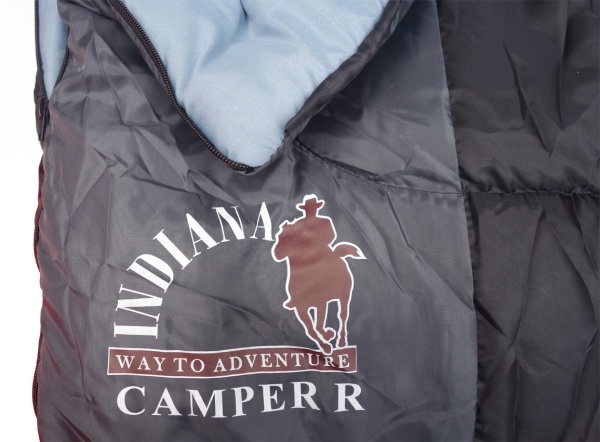 Спальный мешок INDIANA Camper L-zip от -6 °C (одеяло с подголовником 195+35X90 см)