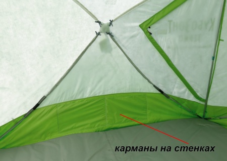 Утепленная зимняя палатка ЛОТОС КубоЗонт 4 Классик Термо 2022