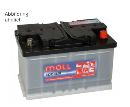 Moll Solarbatterie special Classic, Solar-Säure Batterie 12V / 80Ah