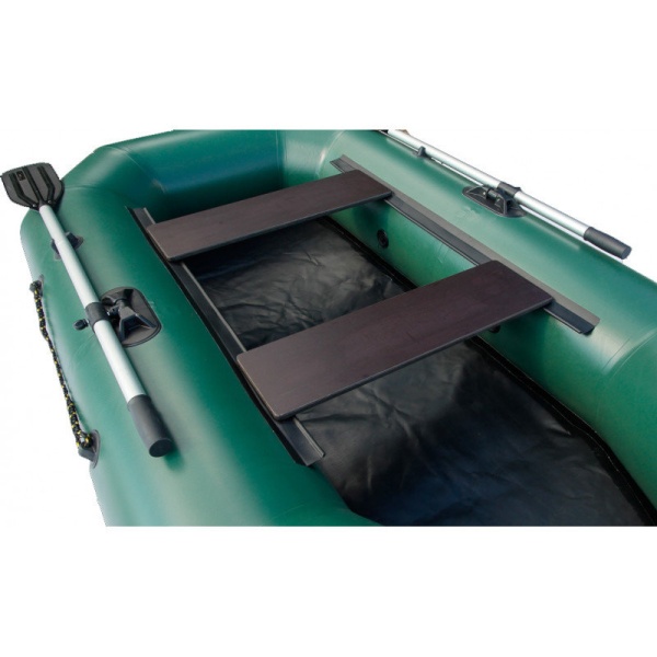 Надувная лодка Лидер Компакт-255 (зеленая)