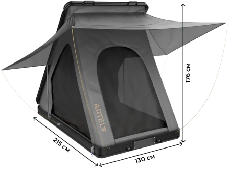 Накрышная автомобильная палатка ARTELV ROOF TENT P