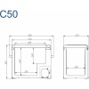 Компрессорный автохолодильник Alpicool C50 (12/24)