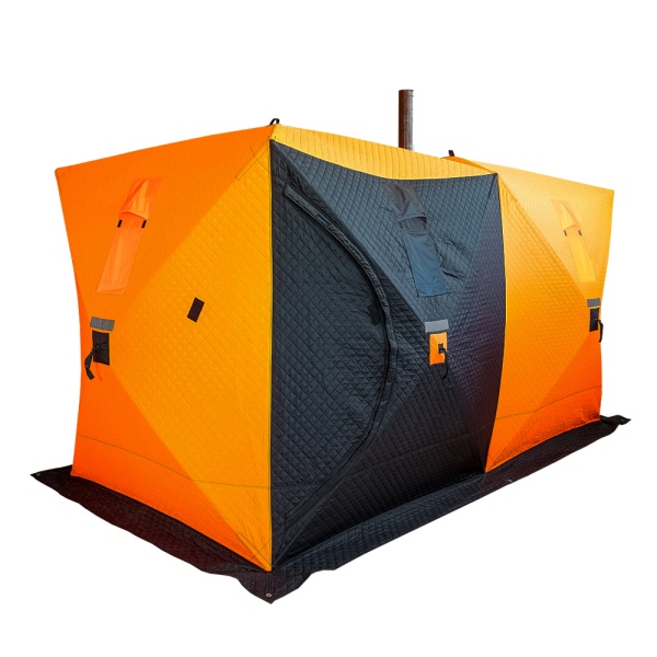 Палатка Куб Ex-Pro Winter 2 Черно-оранжевый