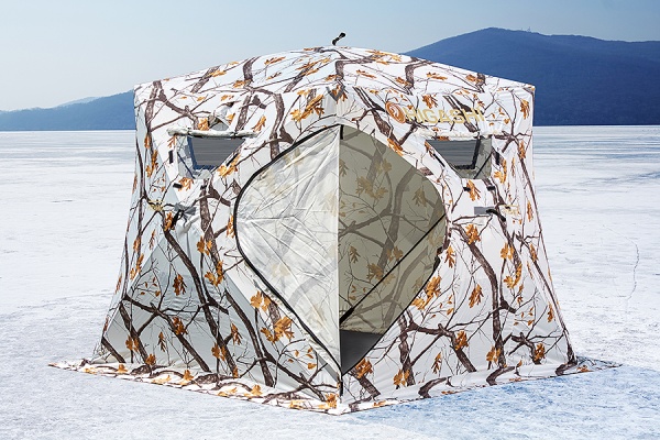 Палатка для рыбалки 4-местная HIGASHI WINTER CAMO PYRAMID, зимняя, -25