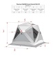 Палатка HIGASHI Camo Pyramid Hot DC