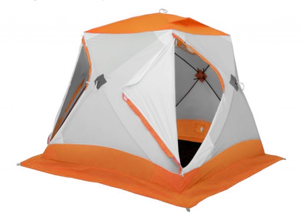 Зимняя палатка Лотос куб 3 классик С9 (оранжевая)