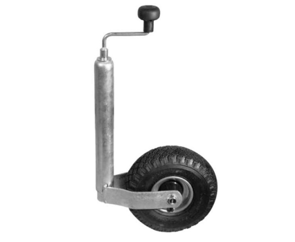Опорное колесо, обод из листовой стали, 260x85, 48 мм, пневматические шины
