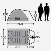 Палатка Kampa Brighton 2 Grey Каркасная палатка
