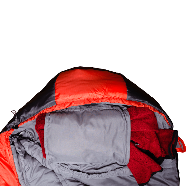 Спальный мешок BTrace Nord 3000 Правый (Правый,Серый/оранжевый)