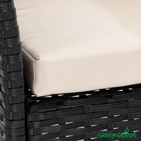 Комплект садовой мебели Green Glade 71303 (4 предмета) прозрачная столешница