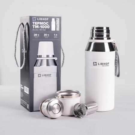 Термос Libhof TM-1000 Arctic white (1 л)