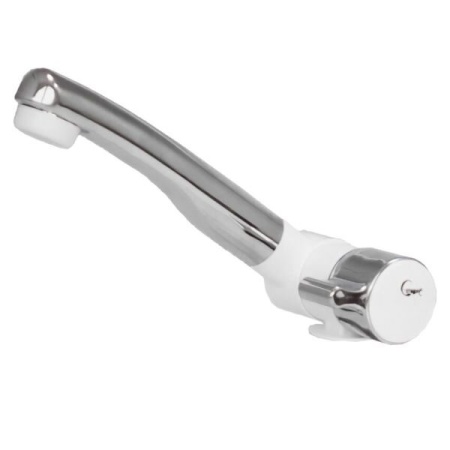 Смеситель Comet London хром/белый